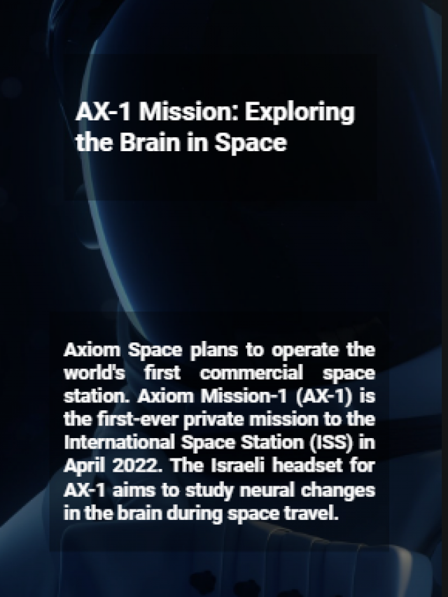 AX-1 Mission: Exploring the Brain in Space